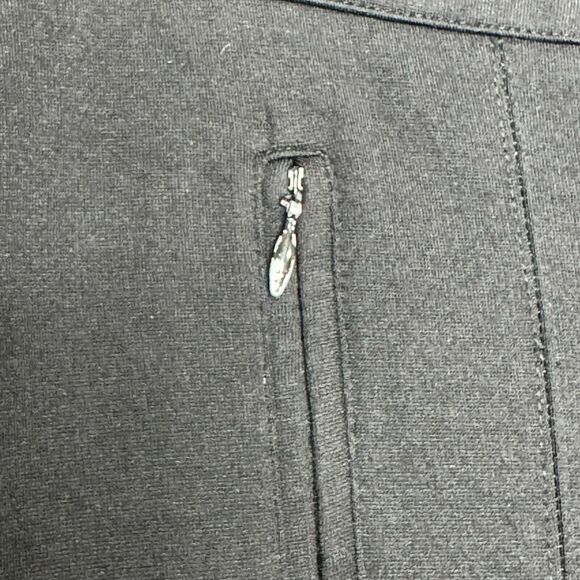 VINCE Pant Womens 6 Black Ponte Knit Skinny Mid Rise Flat Front Pockets Career - Picture 5 of 10